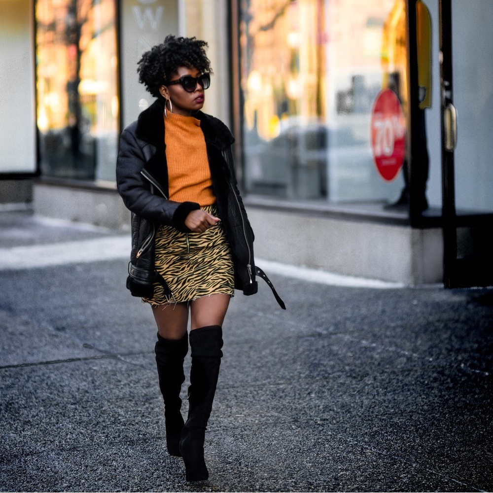 Just Fab Over the knee heeled boots